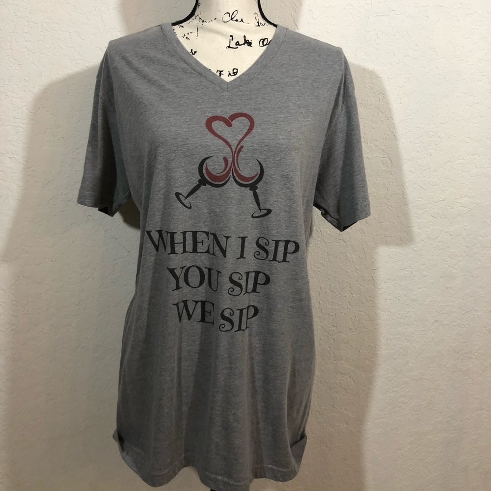 When I Sip You Sip We Sip T-Shirt